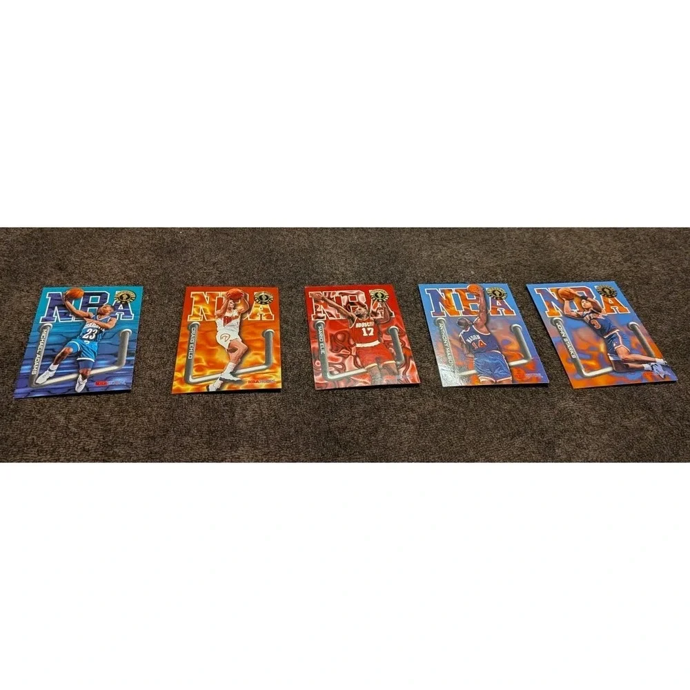 1995-96‎ SkyBox Hoops Pipeline CBA NBA Lot Of 5 Cards